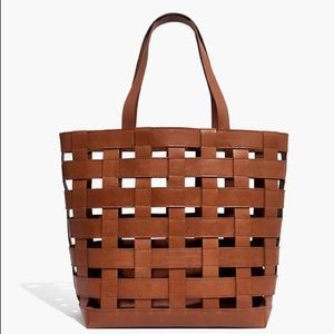 ISO MADEWELL BASKETWEAVE TRANSPORT TOTE NOT 4 SALE